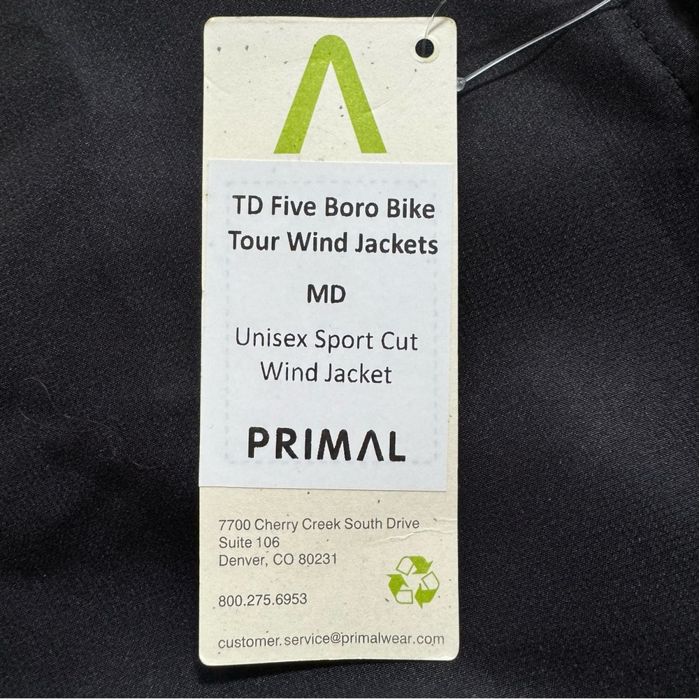 Five Boro Bike Tour Black Cycling Jacket - Picture 5 of 6